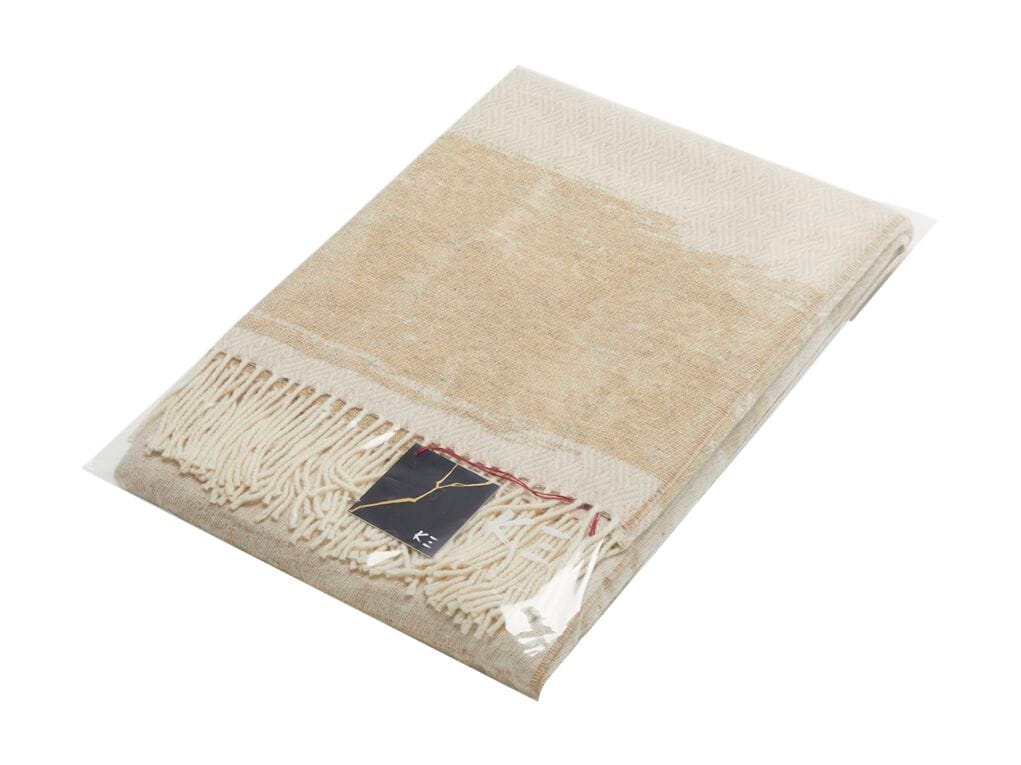 Шерстяной жаккардовый плед K-3 Sakura ARCH-00036265 - Вид №3