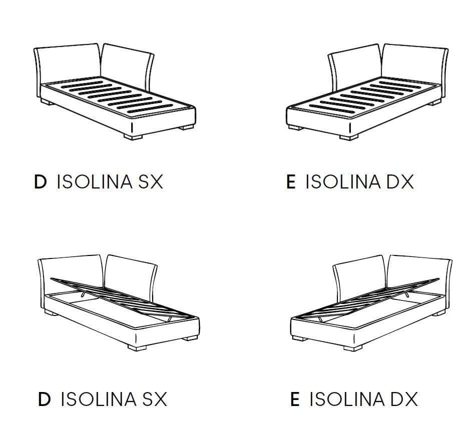 Одноместный диван-кровать из ткани Casamania & Horm Фиджи ARCH-00148964 - Вид №6