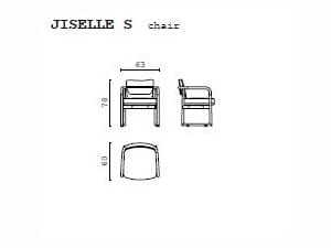 Садовый стул из ткани и кожи CPRN HOMOOD Shapes Outdoor ARCH-00019123 - Вид №2