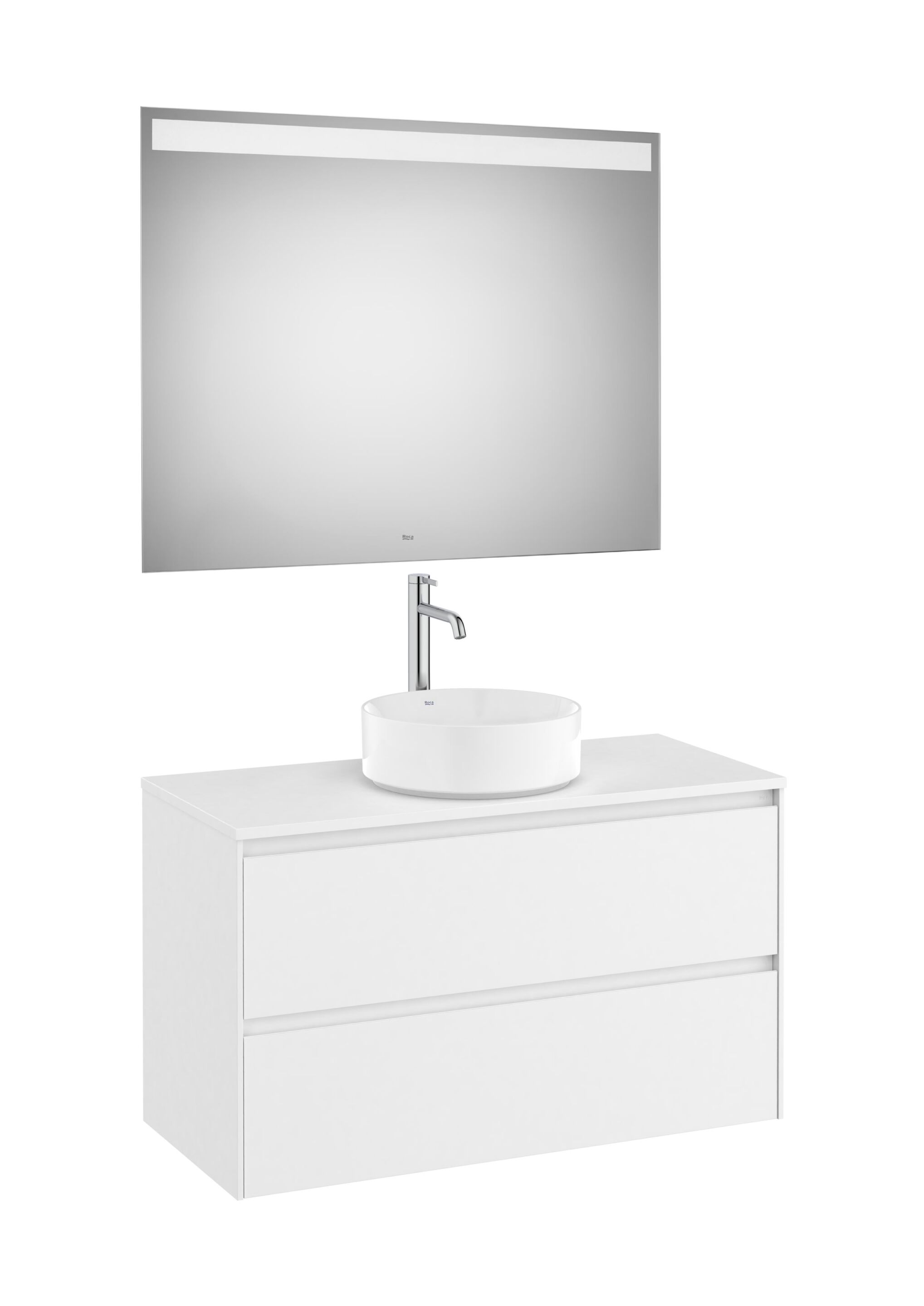 Деревянный одиночный умывальник с зеркалом Roca Ona ARCH-00036665 - Вид №36