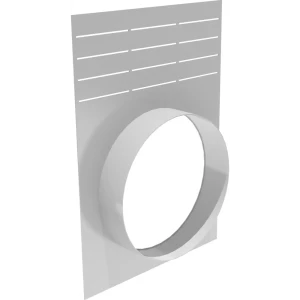 Торцевая заглушка DN200 с водосливом