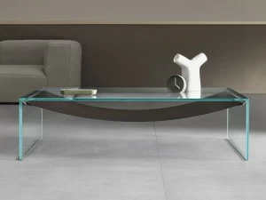 Tonelli Design Низкий стеклянный журнальный столик для гостиной Amaca