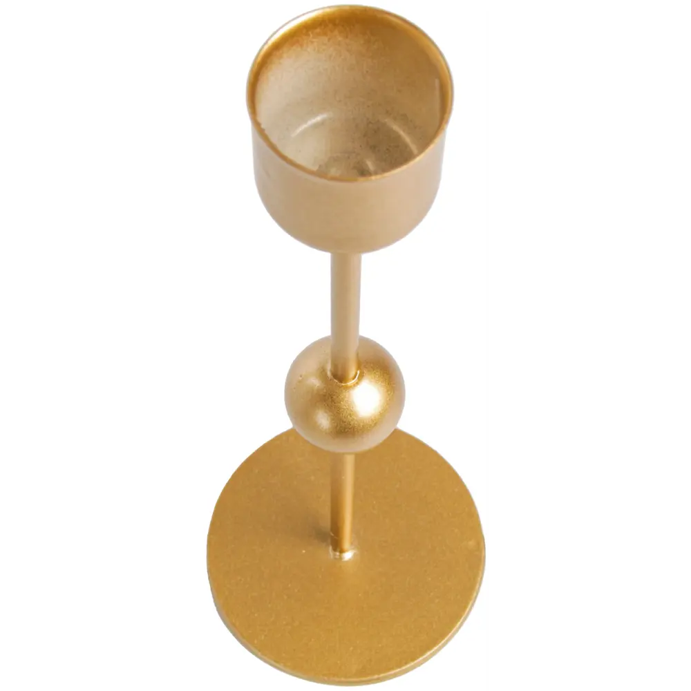 Подсвечник Comfort металл 20.5 см цвет золотой Santreyd STLM-2177835 - Вид №1