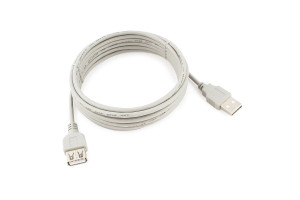 16059652 Кабель-удлинитель USB 2.0, AM/AF, 3.0м, пакет CC-USB2-AMAF-10 Gembird
