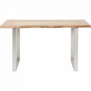 Обеденный стол деревянный с металлическими ножками 140 см Pure Nature KARE PURE 323094 Бежевый