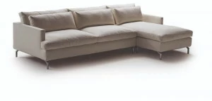 Milano Bedding 3-местный тканевый диван-кровать с шезлонгом