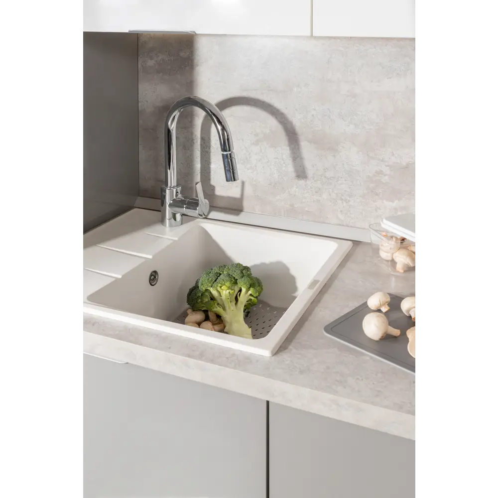 Столешница Santreyd Бетон светлый 120×80 см - современный минимализм 89077714 STLM-0078072 - Вид №7