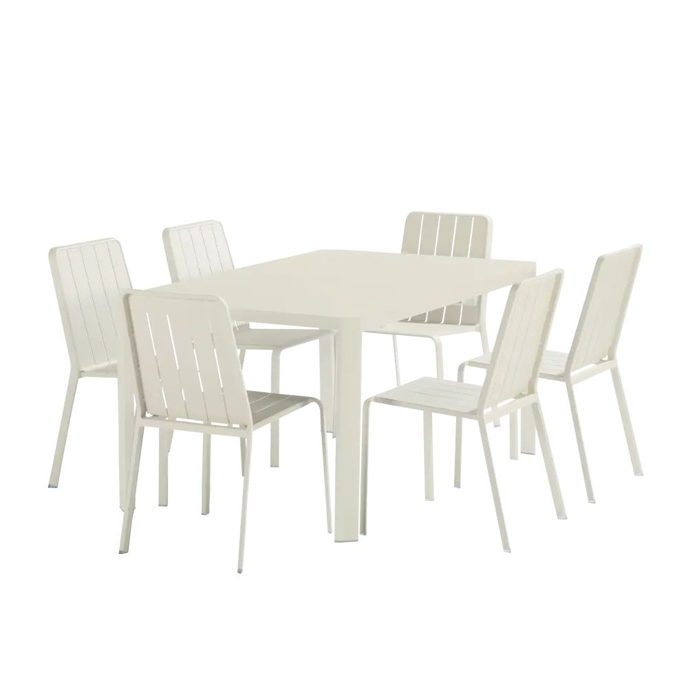 Стул Naterial Idaho 87x52 см алюминий цвет бежевый STLM-2099531 - Вид №14