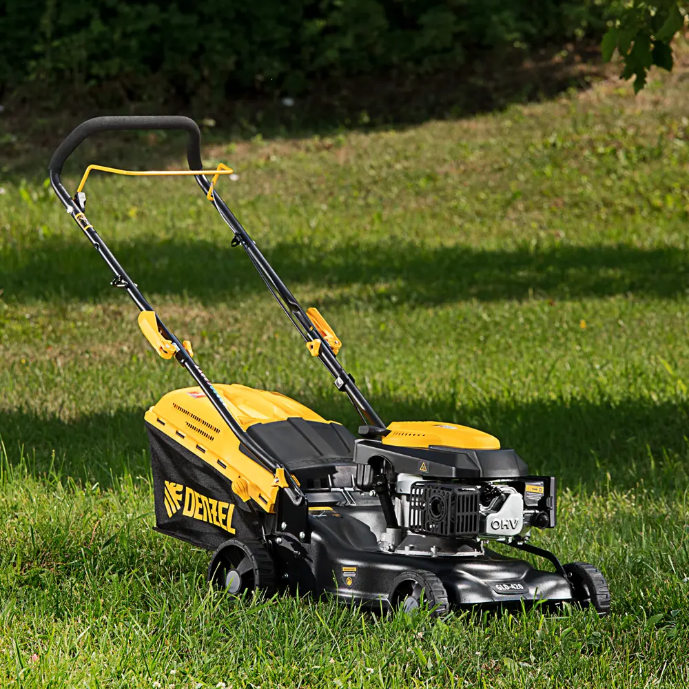 Газонокосилка бензиновая не самоходная Denzel GLD-420 4.5 л.с. 42 см STLM-2113430 - Вид №19