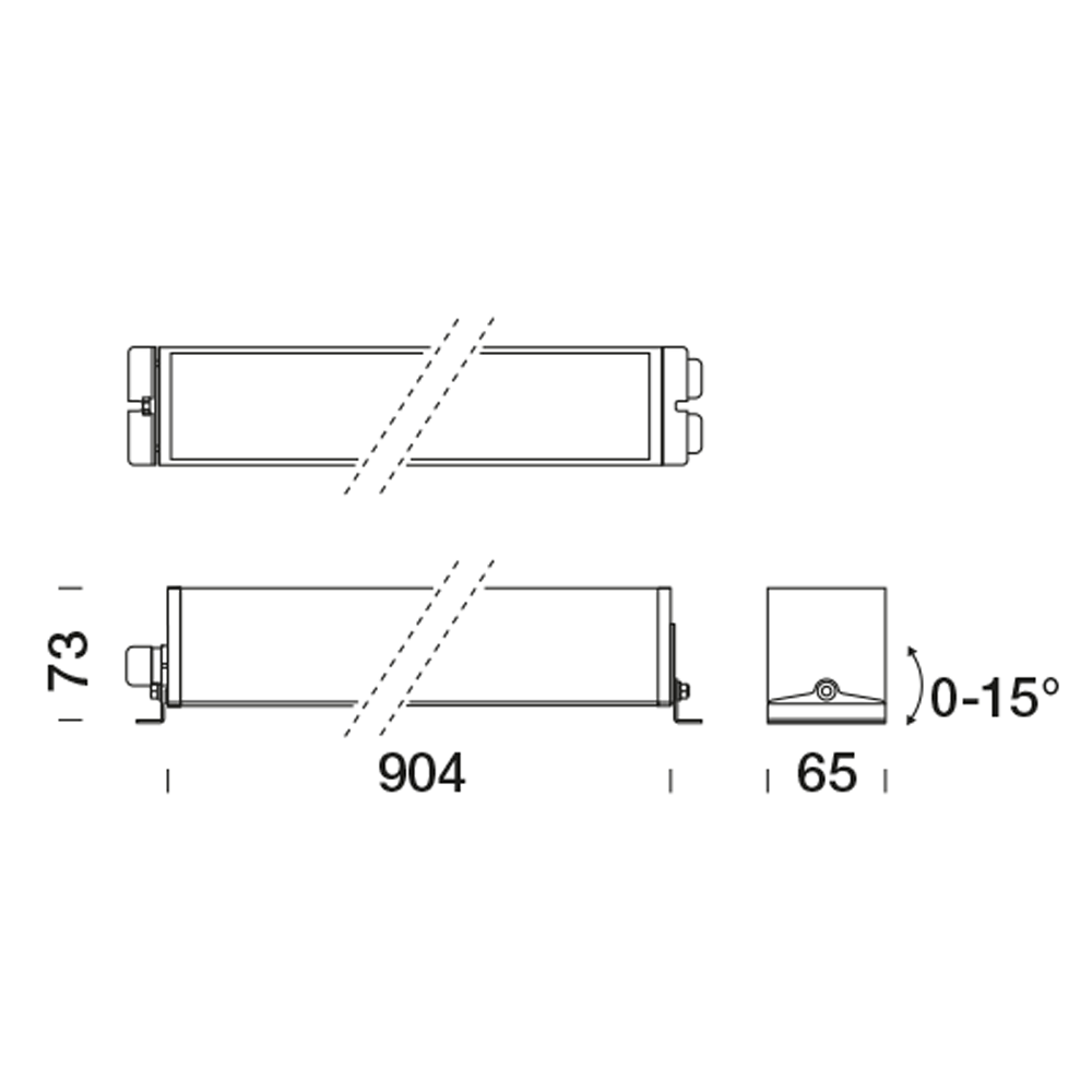 8416563 Подсветка стены Platek TETRA CORNICHE  TETRA CORNICHE - 18 LED 4000K 26°  - Вид №10