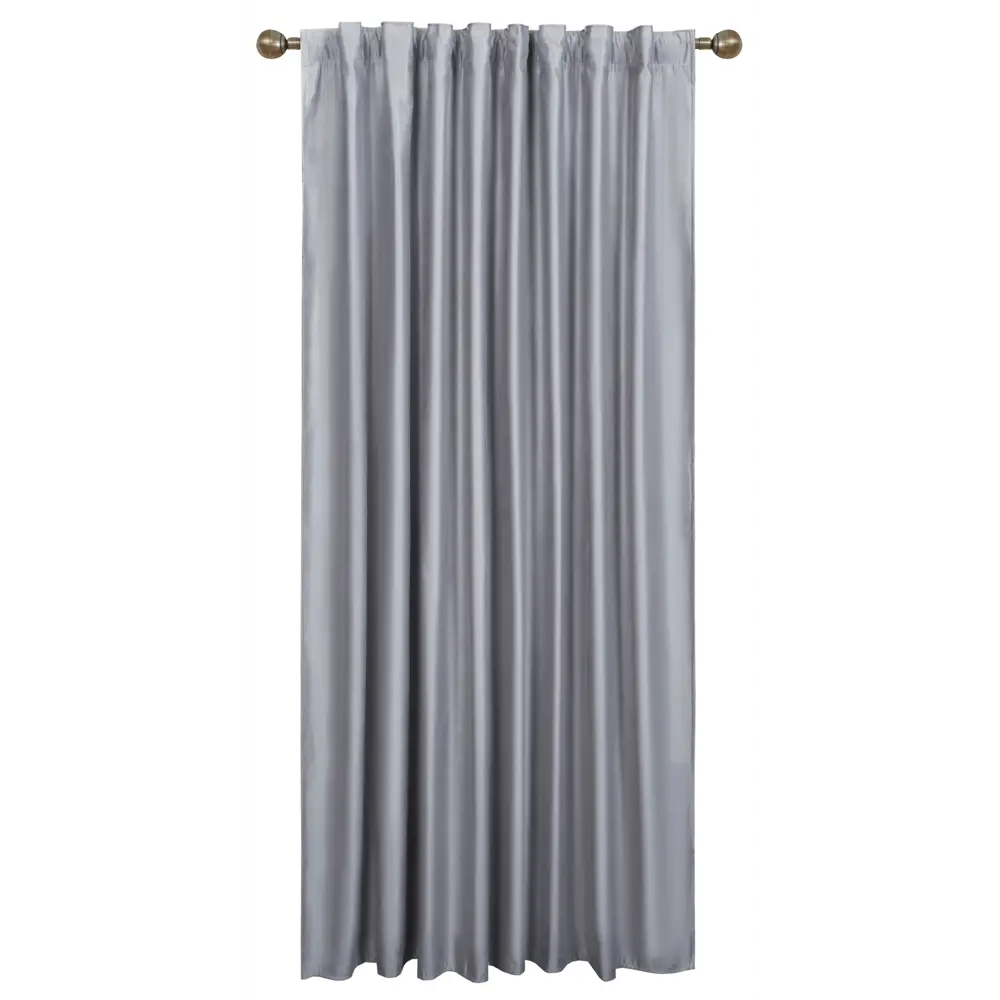 Штора KREAFORTA Manchester бархатная с лентой 200x280 см темно-серый 89405471 STLM-1581223 - Вид №1