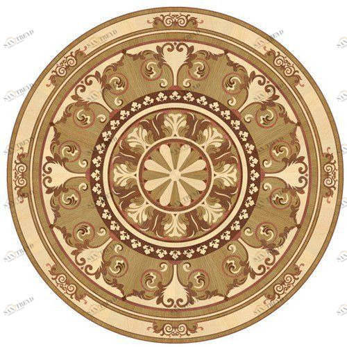 Художественный паркет Da Vinci Розетка 26-132 Дуб Селект (Гладкая) х1000диаметр мм 260090132