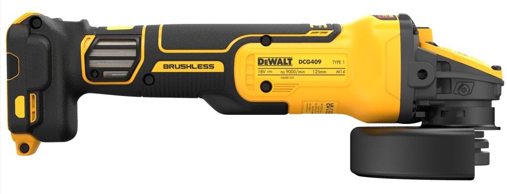 Углошлифовальная машина (УШМ) DeWALT DCG409NT XR FLEXVOLТ 18/54V  , Без ЗУ, Без АКБ 5478977 STDN-0072258 - Вид №2