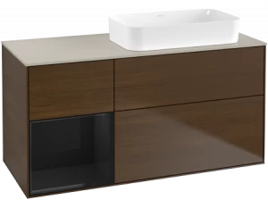 Villeroy&Boch Тумба под раковину Прямоугольная версия F683PHGN Finion Walnut Veneer