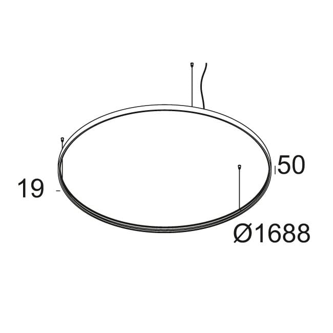 Светодиодный подвесной светильник Deltalight Superloop ARCH-00115363 - Вид №26
