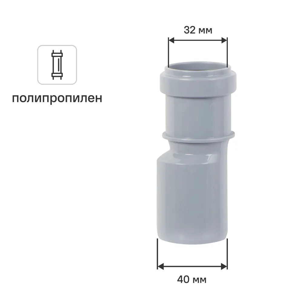 Переход эксцентрический Pro Aqua 32/40 мм STLM-2052827