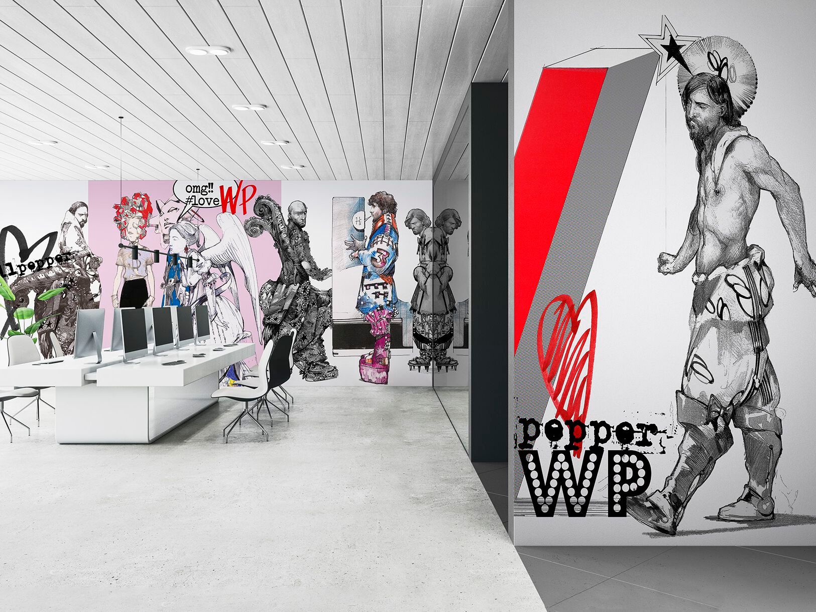 Carta da parati PVC free, eco-friendly, lavabile WallPepper FOREVER YOUNG ARCH-00140410