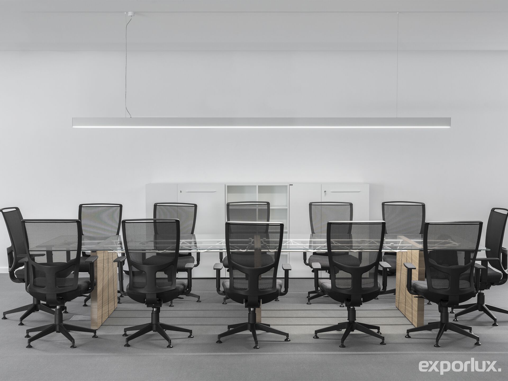 Алюминиевый светодиодный подвесной светильник Exporlux OPTICAL ECOLED SU ARCH-00110863 - Вид №2