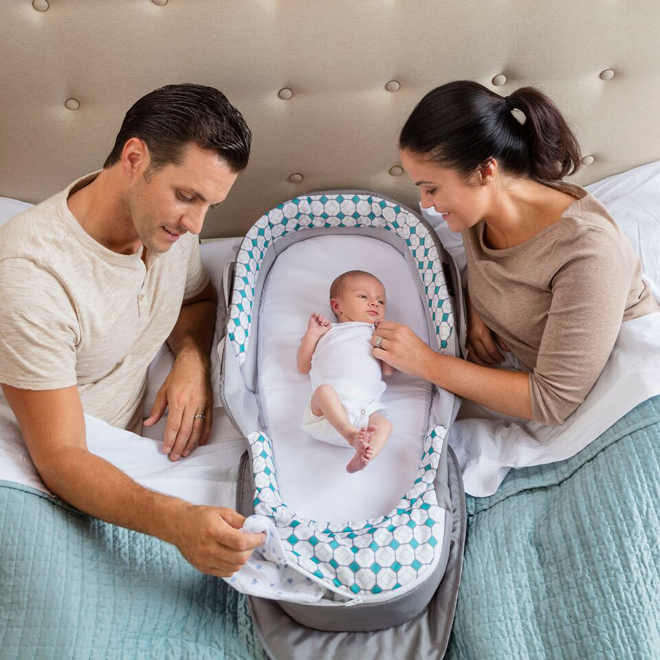 Складная кроватка Traveler BL серая BABY DELIGHT  322589 Серый Santreyd  - Вид №6