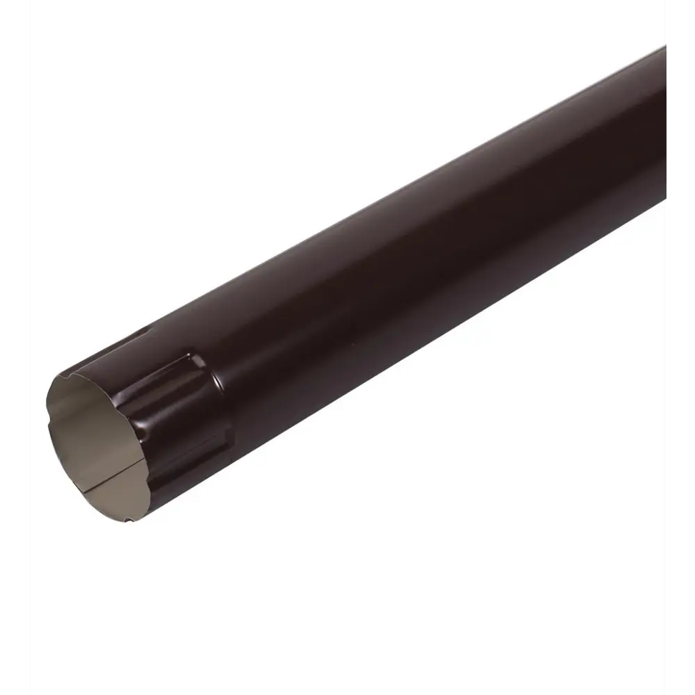 Соединитель трубы 1 м цвет коричневый ИНТЕРПРОФИЛЬ STLM-2105363