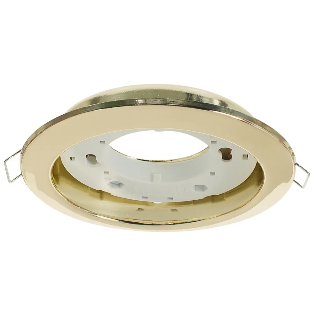 Светильник встраиваемый R75 GХ53 13 Вт цвет золото СВЕТКОМПЛЕКТ STLM-2153219 - Вид №1