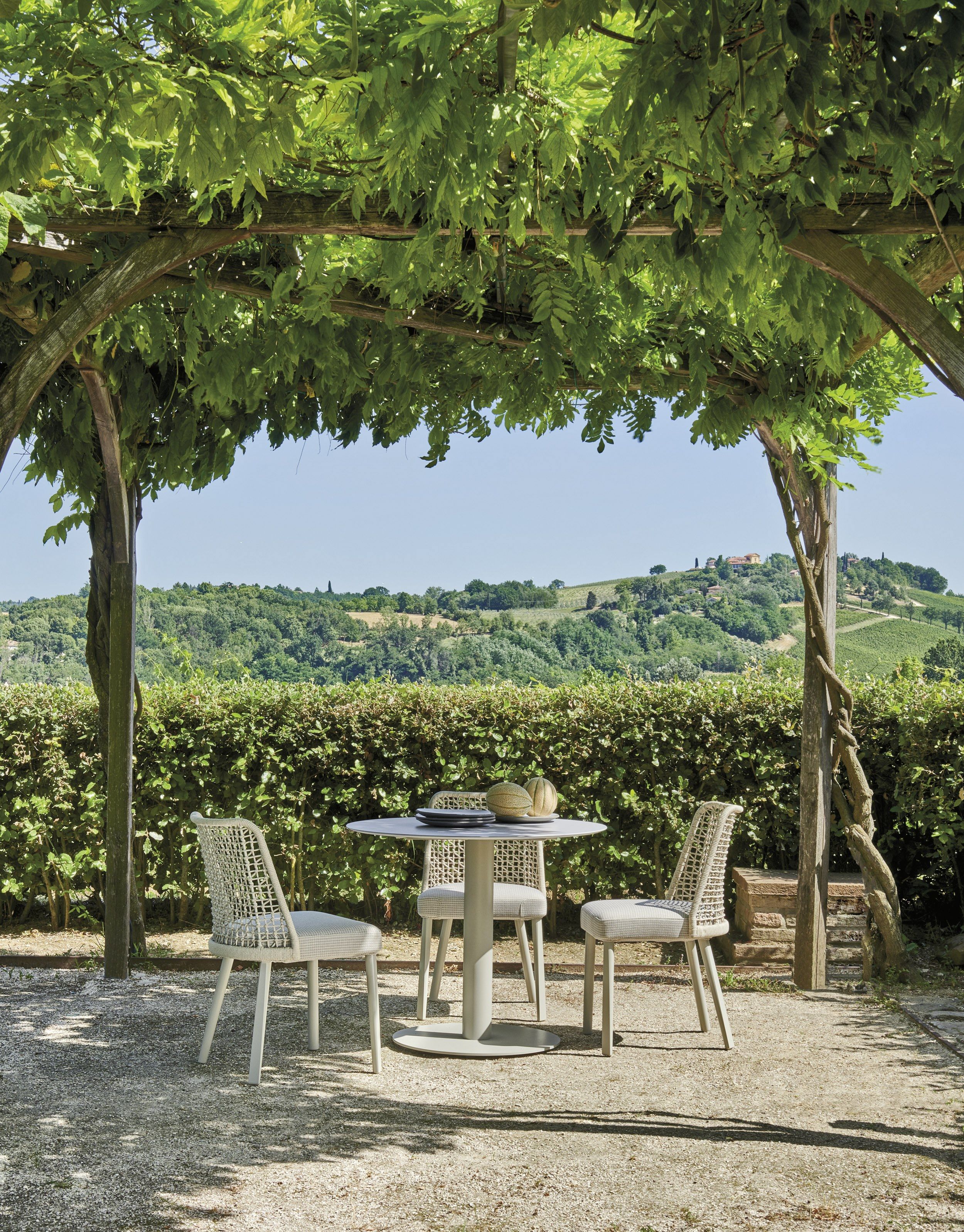 Алюминиевый садовый стул с порошковым покрытием Varaschin Эмма ARCH-00129943 - Вид №6