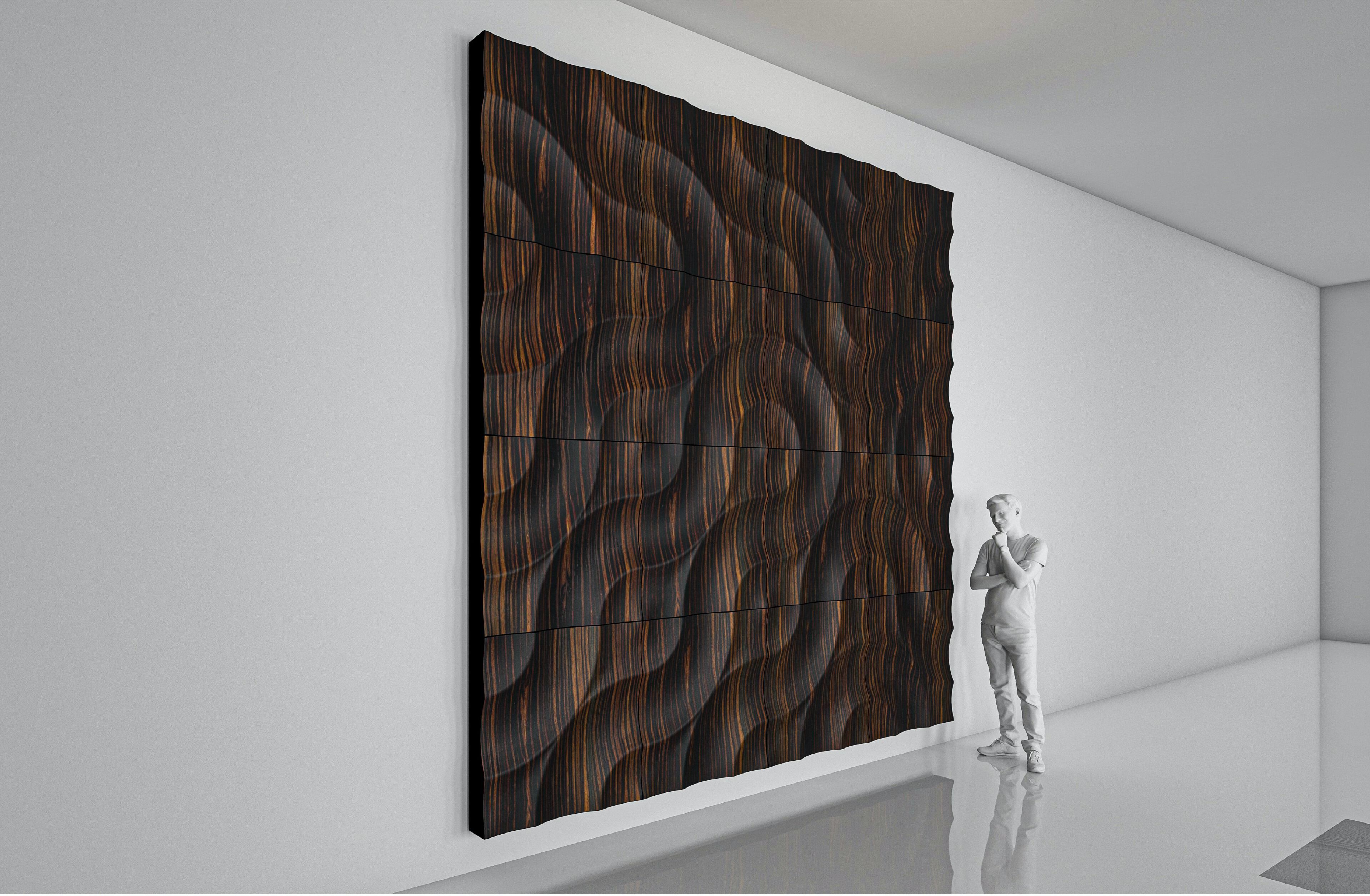 Деревянная настенная художественная композиция MOKO DELTA ARCH-00105037 - Вид №1