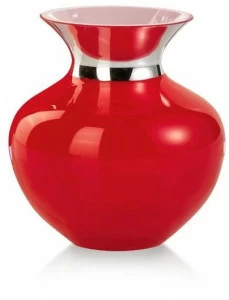 RINO GREGGIO ARGENTERIE Стеклянная ваза с серебряной оправой Dogale 51369300 / 51369308
