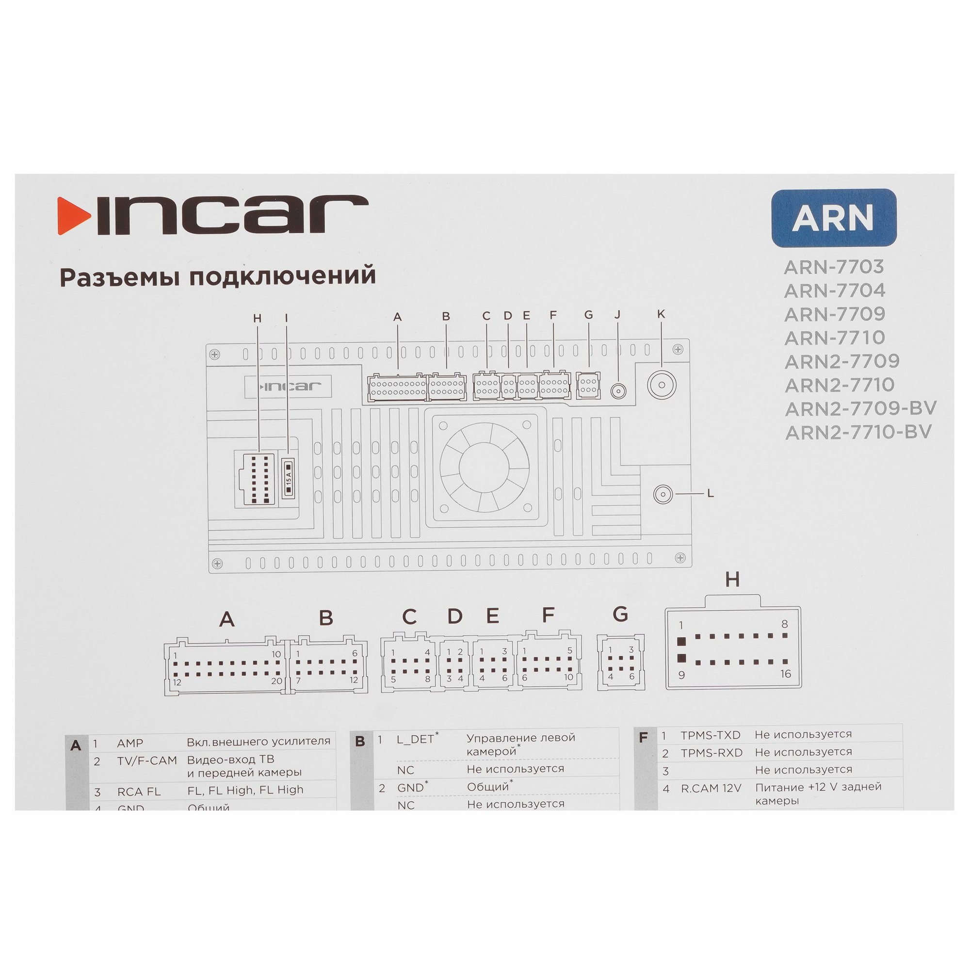 9152390 Автопроигрыватель Incar ARN2-7710-8 STDN-0079097 - Вид №6