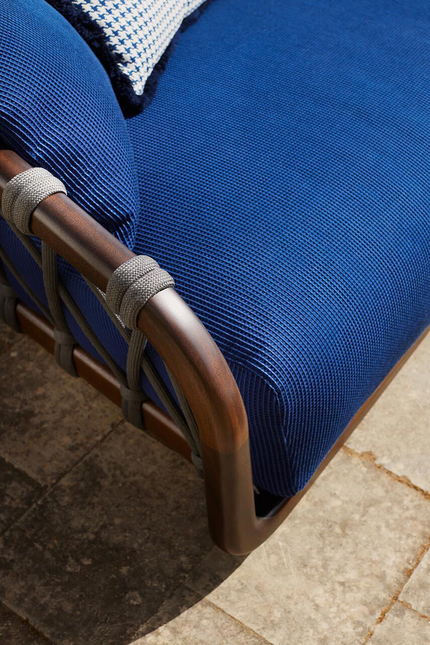 3-местный диван из красного дерева и ткани Exteta Sunset ARCH-00119067 - Вид №12