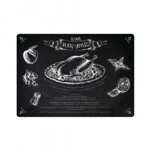 15986 Пластиковая салфетка "KITCHEN AUTHOR" СК «Утка с яблоками» Арт Бланш