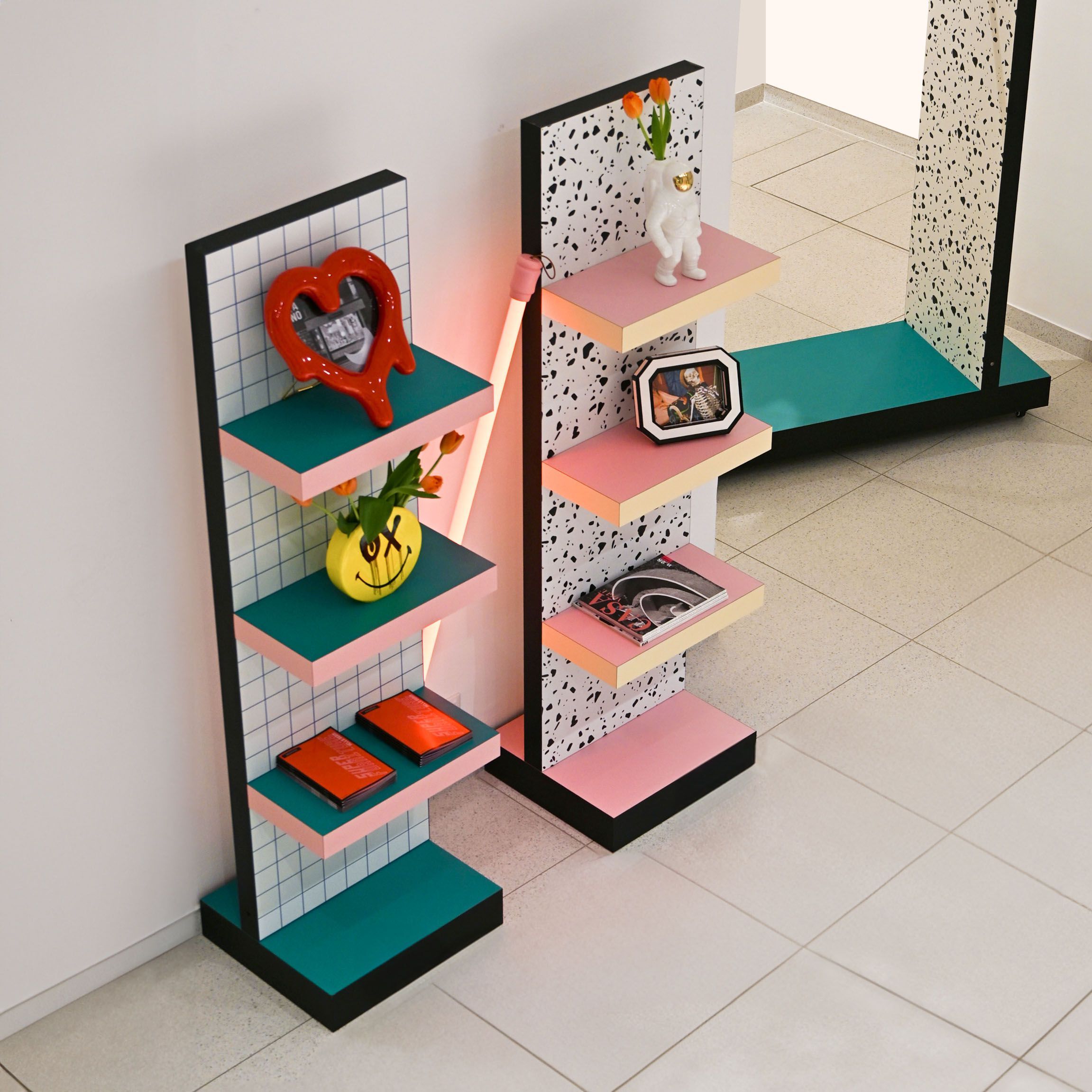 Отдельно стоящий книжный шкаф из МДФ In Stock Seletti ARCH-00005876 - Вид №1