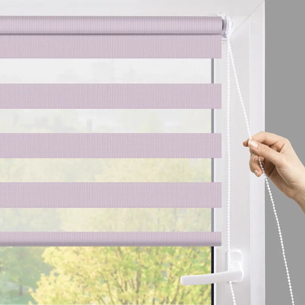 Рулонная штора день-ночь MIAMOZA Петер 180x175 см сиреневая 89411359 STLM-1571577 - Вид №6
