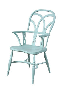 W521 Готическое кресло Interlace Windsor Arm Chair ijlbrown