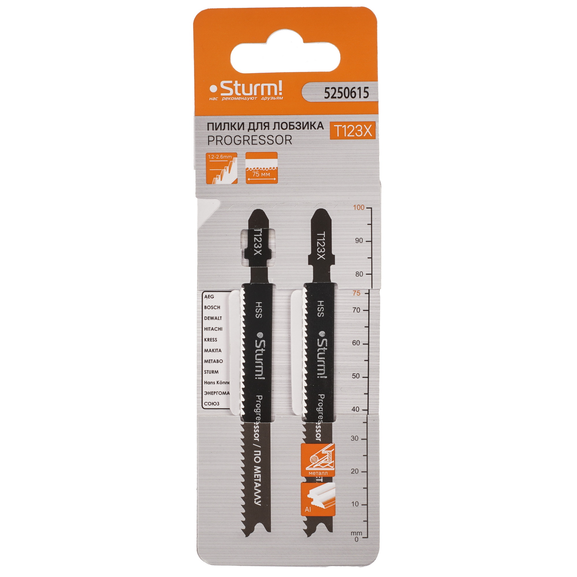 Пилки для лобзика Sturm! 5250615 5305216 STDN-0109320
