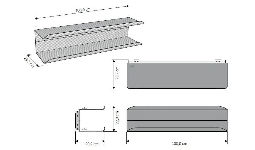 Horizontal recycled aluminium towel warmer Tubes Elements ARCH-00108588 - Вид №8