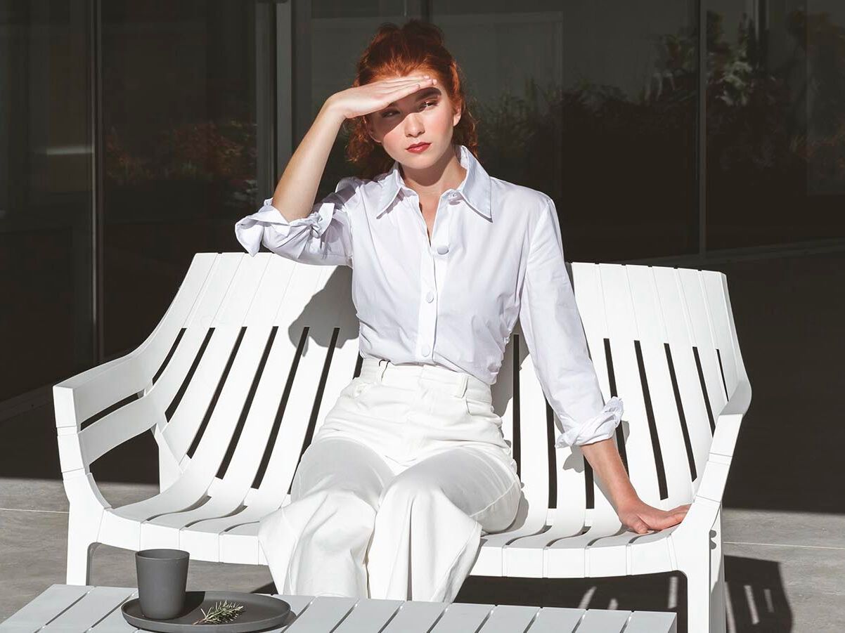 2-местный полипропиленовый садовый диван Vondom Spritz ARCH-00147635 - Вид №6