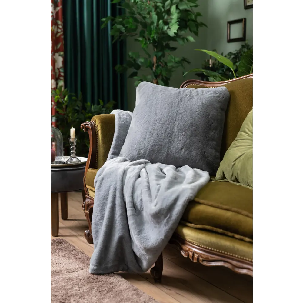Подушка Inspire Swanny 45x45 см цвет серый 82485721 STLM-2047664  - Вид №4