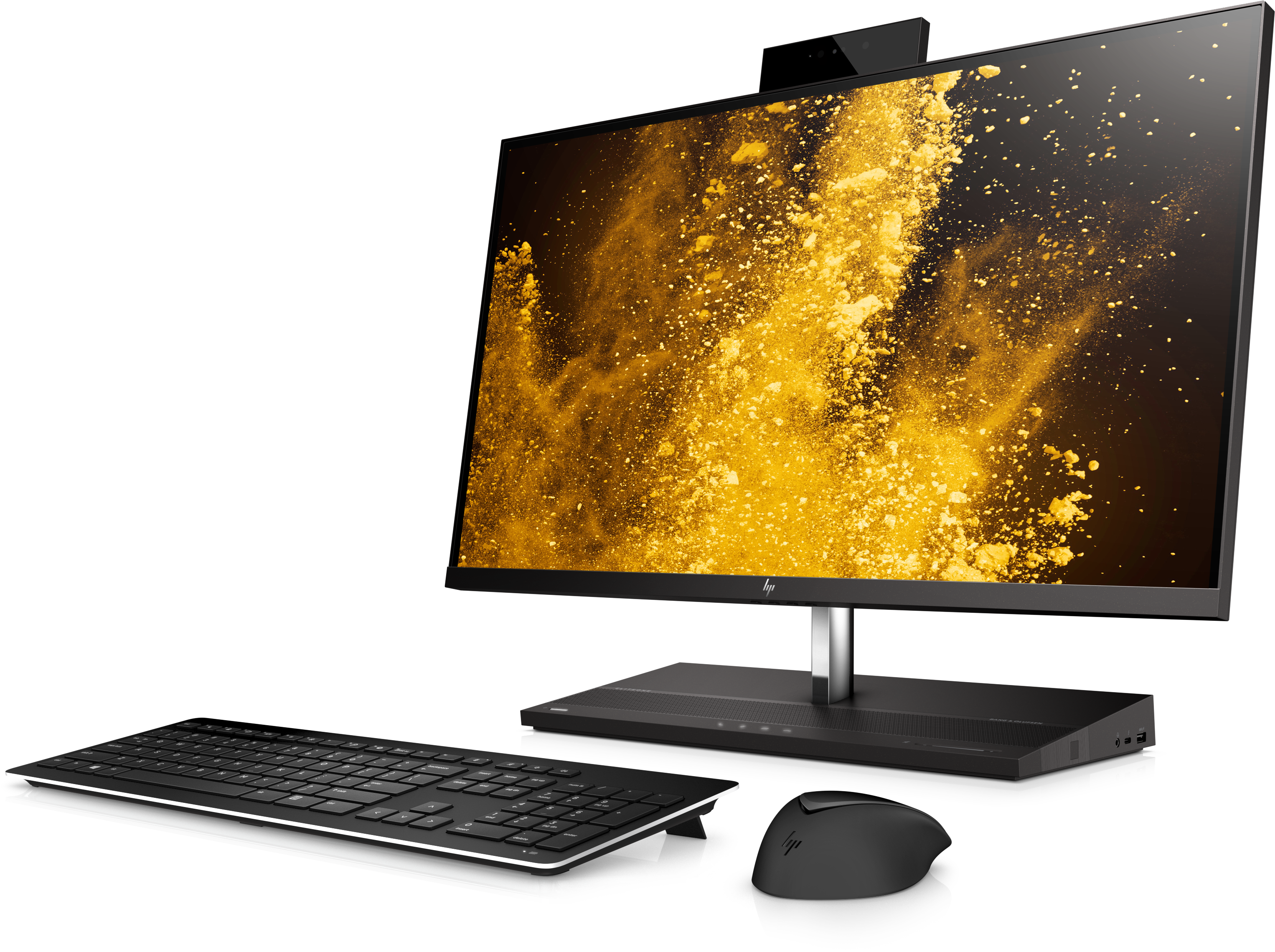 4PD89EA#ACB eliteone 1000 g2 aio nt 27" 27"(3840x2160 ips (матовый))/intel core i7 8700(3.2ghz)/16384mb/1000pcissdgb/bt/wifi/war 3y/w10pro + wireless slim kbd & mouse HP Santreyd  - Вид №4
