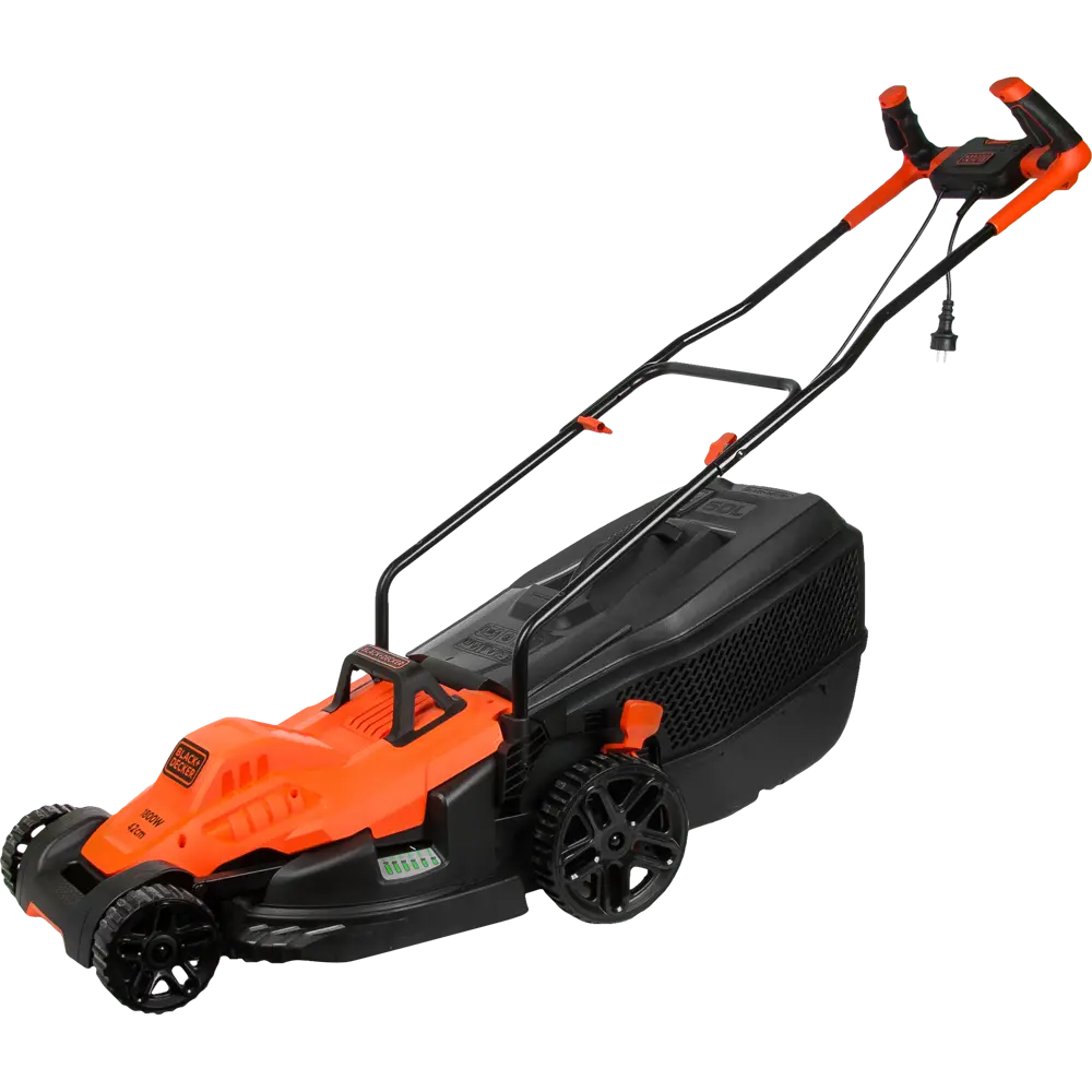 Газонокосилка электрическая Black & Decker BEMW481BH, 1800 Вт, 42 см BLACK + DECKER STLM-2173262