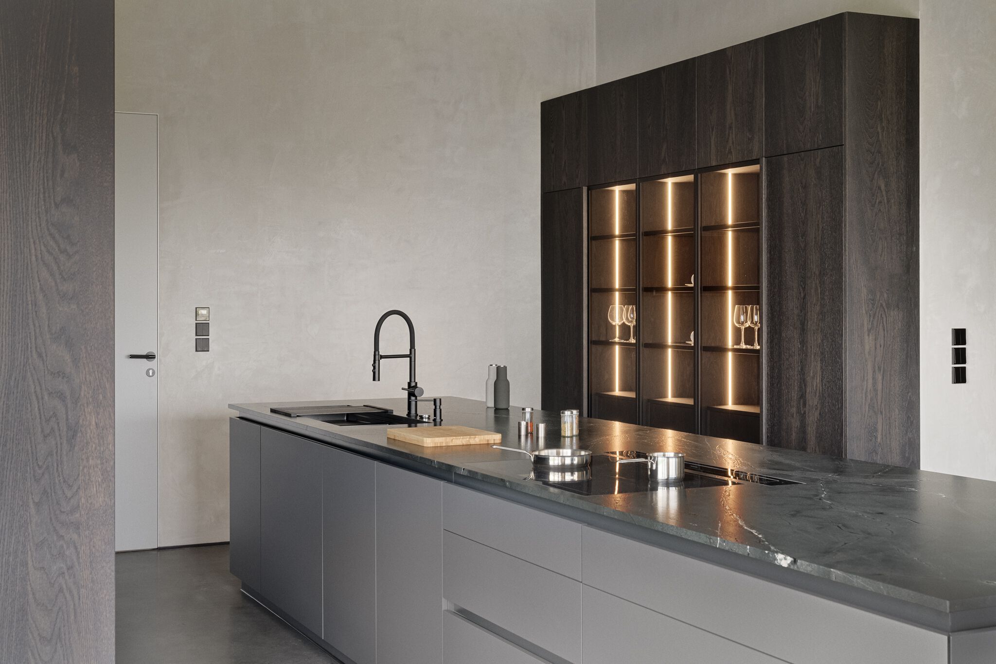 Деревянная кухня с островом на заказ Zajc Z1 ARCH-00029762 - Вид №5