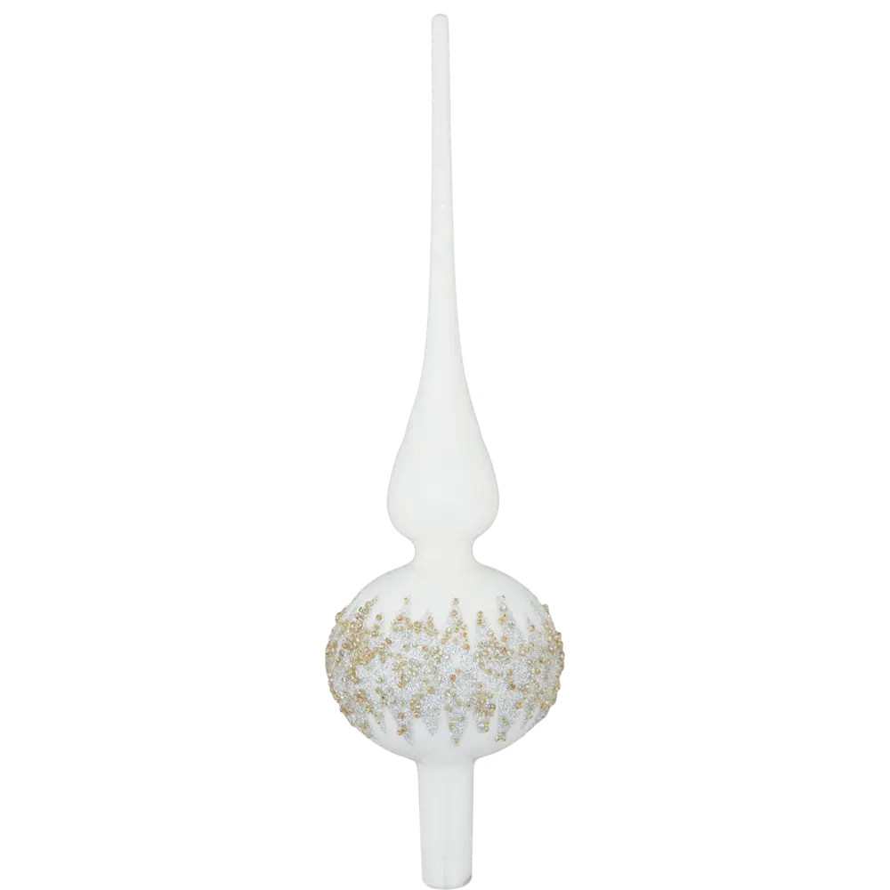 Верхушка на елку 31x8 см цвет белый Santreyd STLM-2167548 - Вид №1