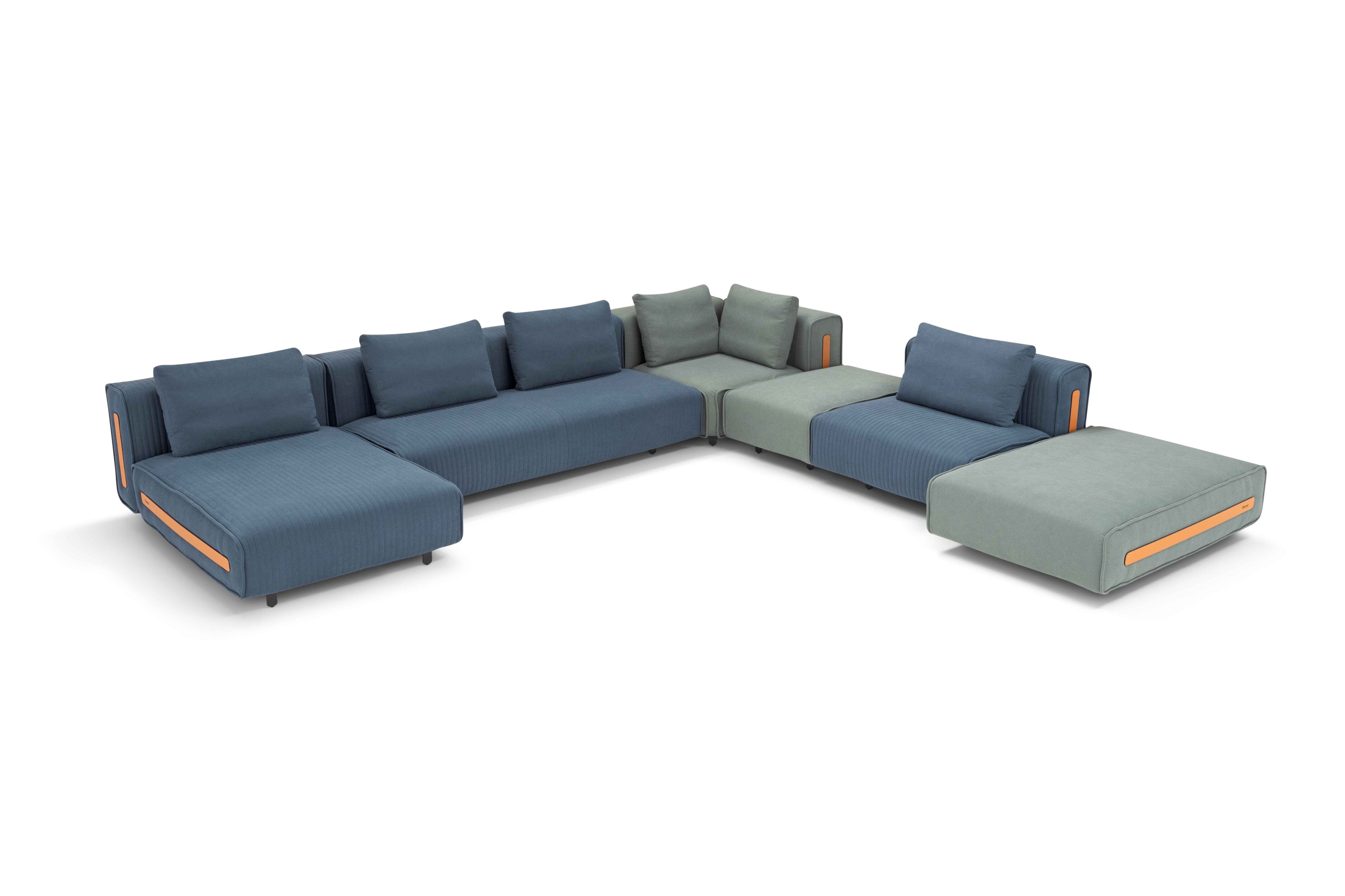 Двуспальный диван-кровать из ткани Dienne Salotti Views II ARCH-00133075 - Вид №9