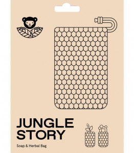 535820 Сизалевый мешочек-мочалка для душа и заваривания трав Jungle Story