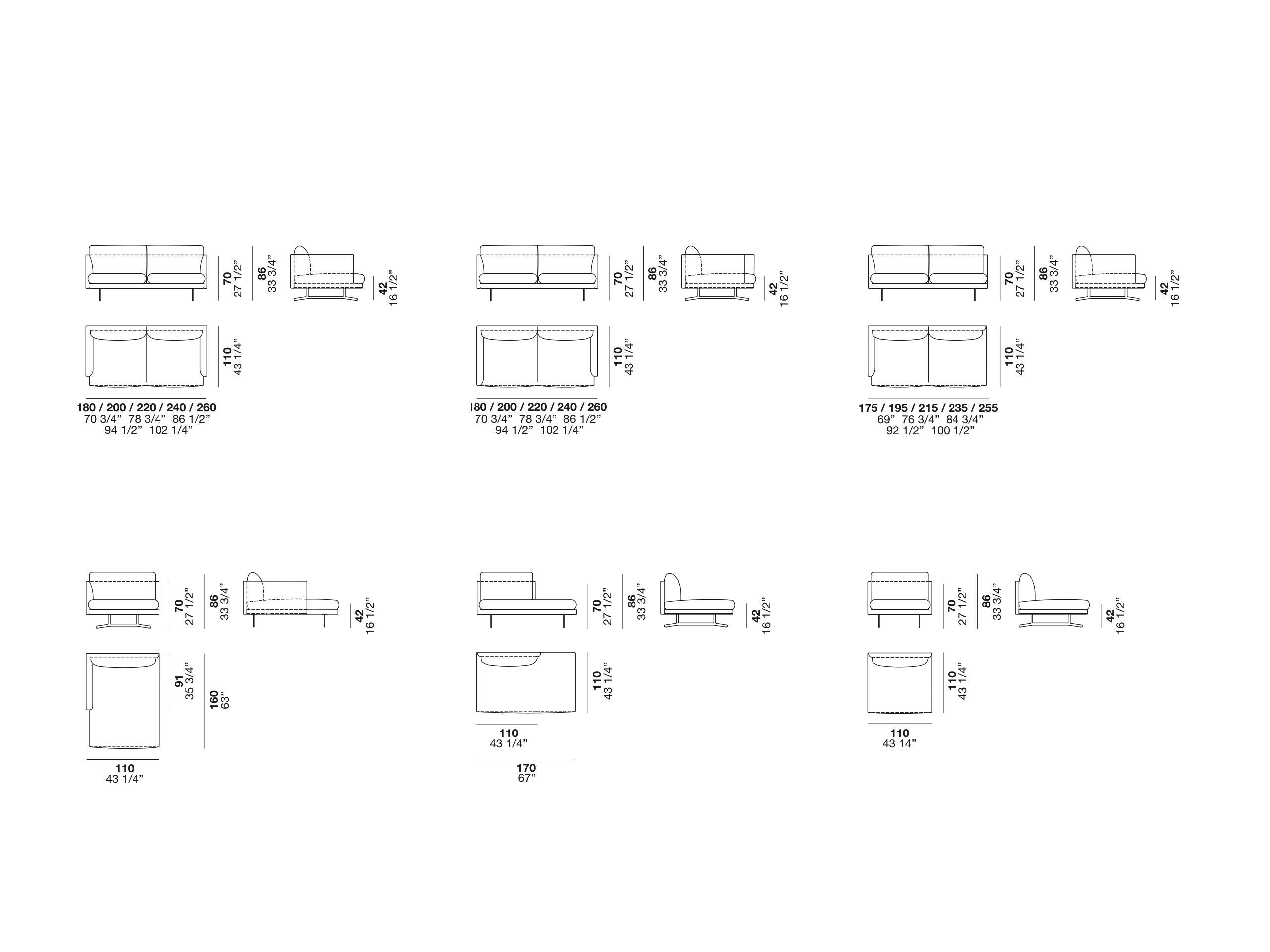 Секционный диван Alf DaFrè COPENAGHEN ARCH-00063243 - Вид №8