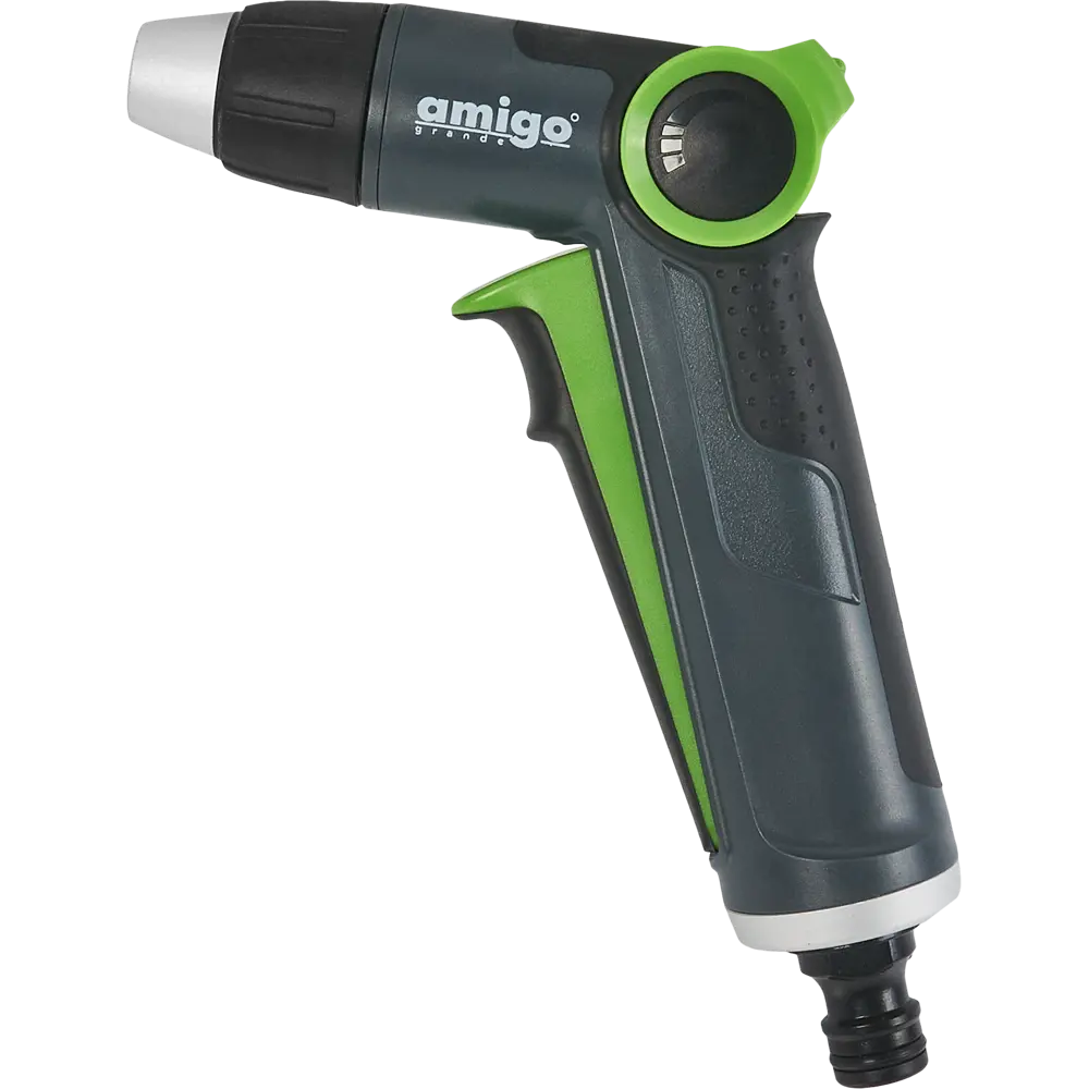 Пистолет-распылитель Amigo с эргономичной рукояткой и двумя режимами полива 88538394 STLM-0953117