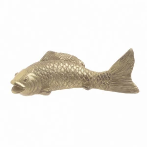 Статуэтка декоративная золотая 16 см "Рыба" TO4ROOMS МОРЕ 00-3893704 Золото