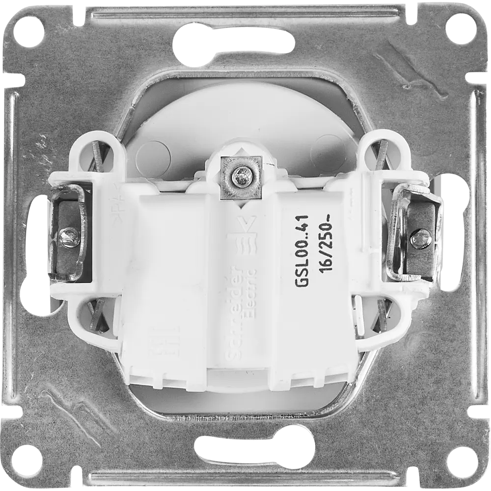 Schneider Electric Glossa — встраиваемая розетка без заземления 86710190 STLM-1112096 - Вид №3