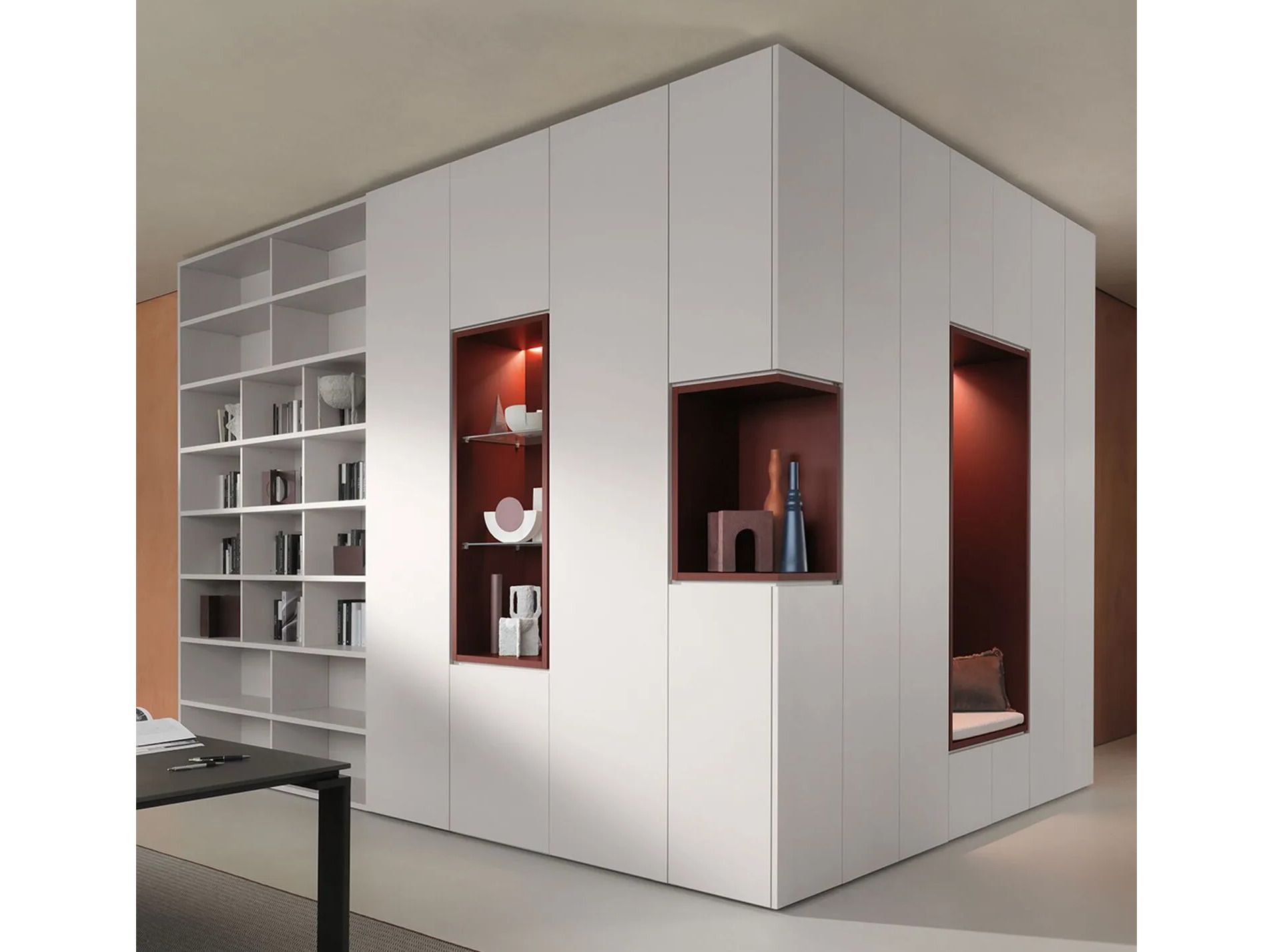 Секционный угловой шкаф Zalf Freespace ARCH-00028633 - Вид №8