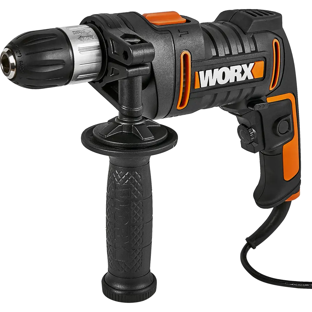 Сетевая ударная дрель-шуруповерт Worx WT323 WX 800 Вт с подсветкой 89352762 STLM-1564425